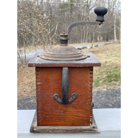 Antique Imperial Arcade Home Coffee Mill Grinder No. 767 Circa Late 1800’s - Picture 4 of 16